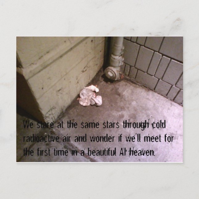 Postkort från vännerna Post-Apocalypse #7 Vykort (Framsida)