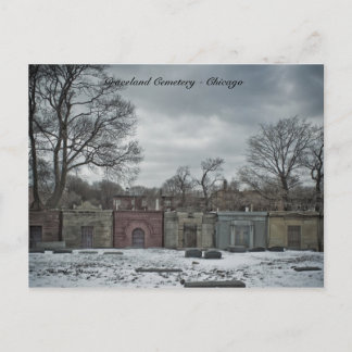 Postkort Graceland Cemetery - Chicago, Novembe.. Vykort