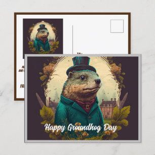 Postkort Groundhog Day A Firande i Vår Vykort