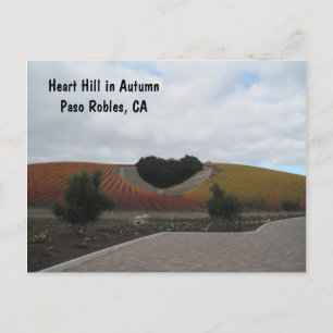 Postkort: Heart Backe på hösten, Paso Robles Vykort