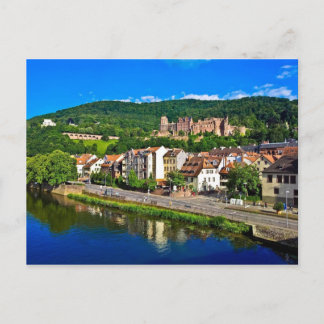 Postkort Heidelberg, Tysklant. Vykort