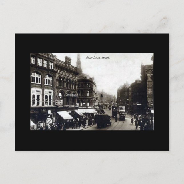 Postkort, Leeds, Yorkshire Vykort (Framsida)