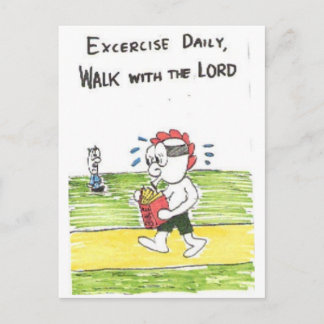 Postkort - Lustigt kyrkliga skyltar Vykort