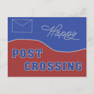 Postkort "Lycklig Postcross"! Titlar" Vykort