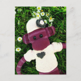 Postkort Mars Sock monkey - Stella Vykort