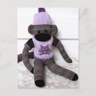 Postkort Mars Sock monkey - Vivi Vykort