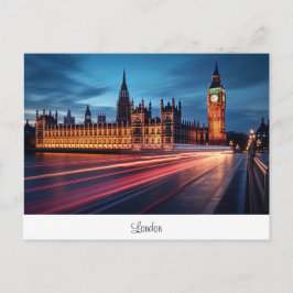 Postkort med Big Ben, London. Vykort