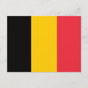 Postkort med Flagga i Belgien Vykort