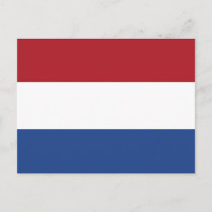 Postkort med Flagga Nederländerna Vykort