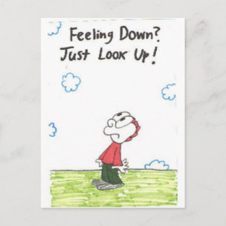 Postkort med lustig kyrka ord vykort