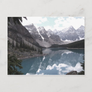 Postkort, Moraine Sjö. Banff Alberta. Vykort
