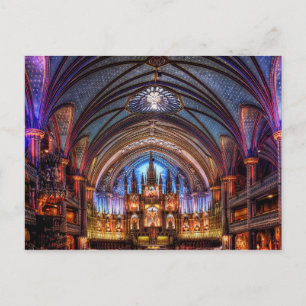 Postkort, notre-Dame Basilica i Montreal Vykort