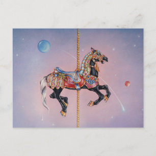 Postkort - Petaluma Carousel Horse 1 Vykort