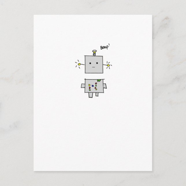 Postkort - Robot Vykort (Framsida)