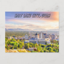 Postkort Salt Sjö City Utah souvenir-resa