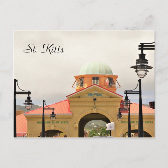 Postkort, St. Kitts Vykort (Framsida)