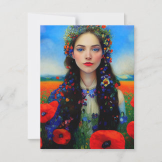 Postkort står på plats i Ukraina Vykort