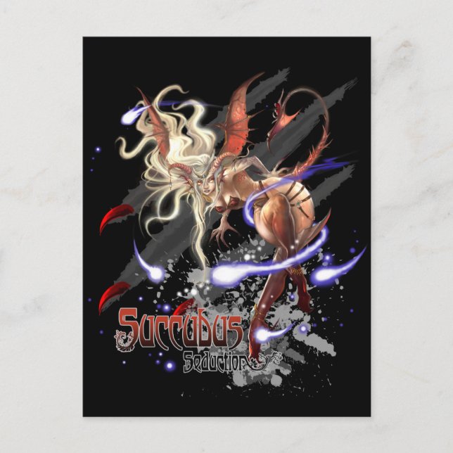 Postkort - Succubus Seduction Vykort (Framsida)