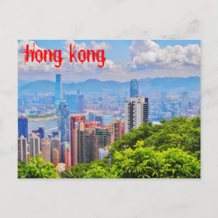 Postkort - Viktorias topp i Hongkong Vykort