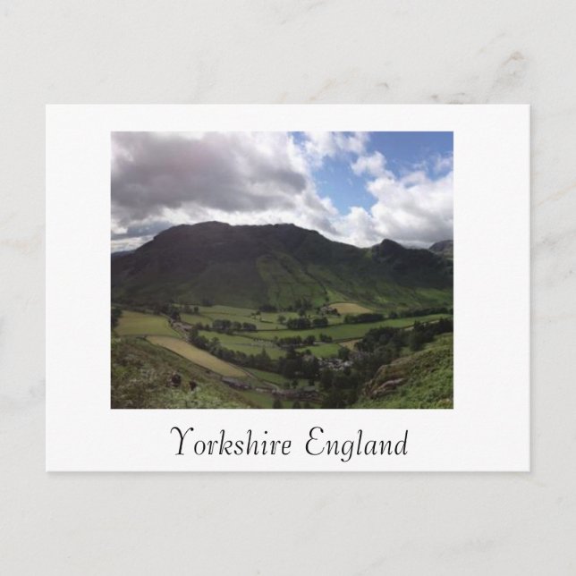 Postkortets namn Yorkshire England Vykort (Framsida)