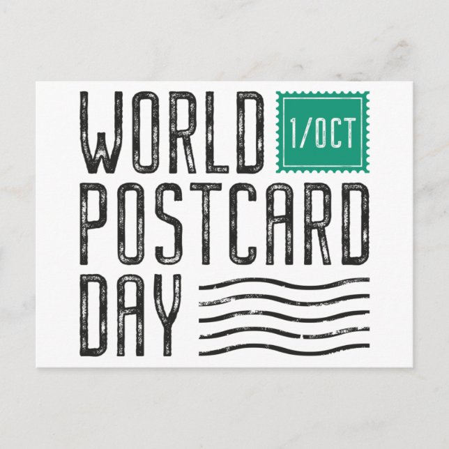 Postkortsdagen i världen vykort (Framsida)
