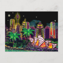 Postkortsequin Art Sydney Australia