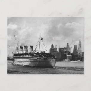 Postkortsinsamlingen RMS Queen Mary Vykort