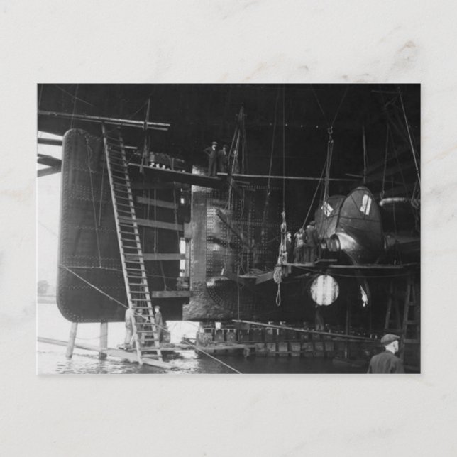 Postkortsinsamlingen RMS Queen Mary Vykort (Framsida)