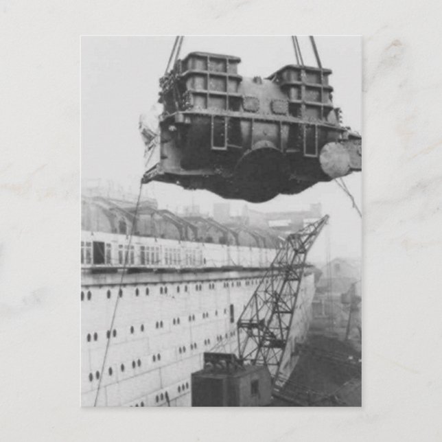 Postkortsinsamlingen RMS Queen Mary Vykort (Framsida)