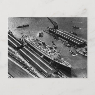 Postkortsinsamlingen RMS Queen Mary Vykort