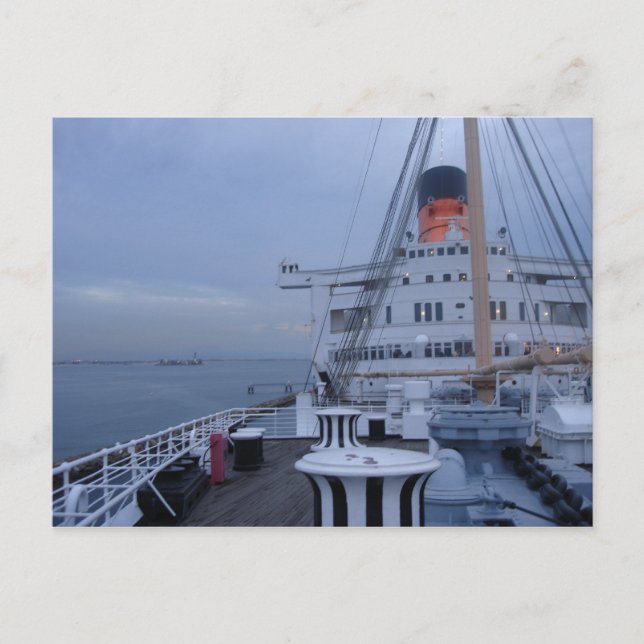Postkortsinsamlingen RMS Queen Mary Vykort (Framsida)