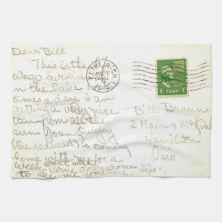 Postkortskökort Kökshandduk