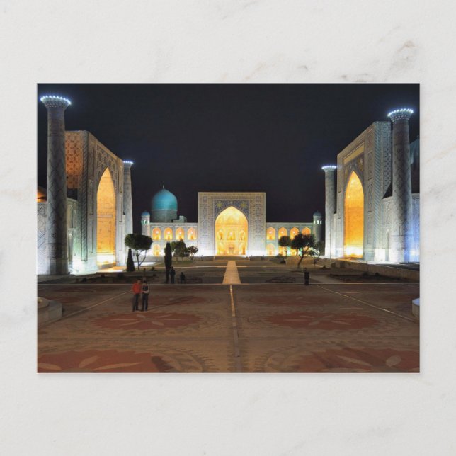 Postkortsregistret, Samarkand, Uzbekistan Vykort (Framsida)