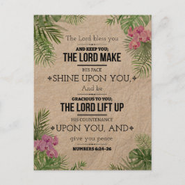 Postkortsstora bibelvers minneskort vykort