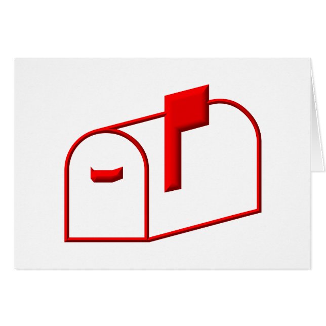 Postlåda Hälsningskort (Framsidan Horizontal)