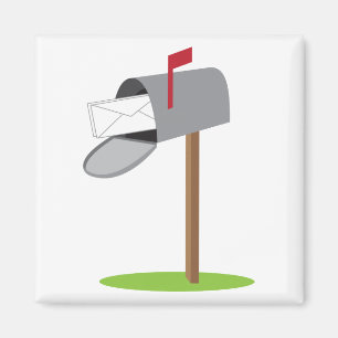 Postlåda och Brev Magnet