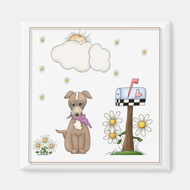 Postlådeassistenten Magnet (Framsidan)