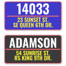 Postlådenummer för adress (Personlig Namn)