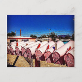 Postlådor - vykort för rosa