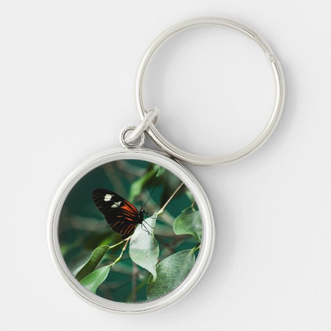 Postman 184 Keychain Rund Silverfärgad Nyckelring (Framsidan)