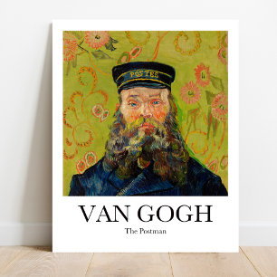 Postman av Vincent van Gogh Poster