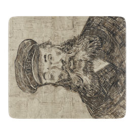 Postman Joseph Roulin (Sepia Sketch) (från van Gog
