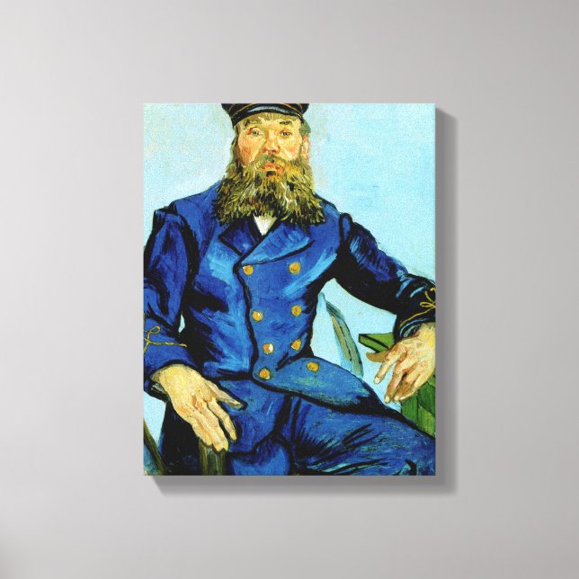 Postman Joseph Roulin | Vincent van Gogh Canvastryck (Framsida)