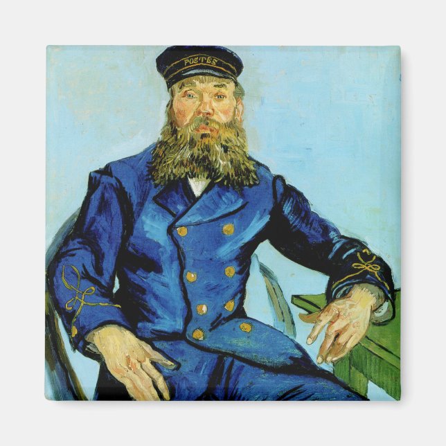 Postman Joseph Roulin | Vincent van Gogh Magnet (Framsidan)