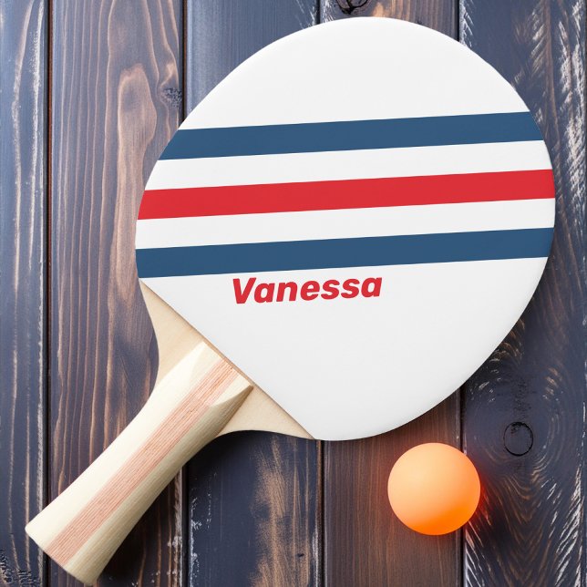 Postman Nostalgic Stripes med namn Pingisracket (Skapare uppladdad)