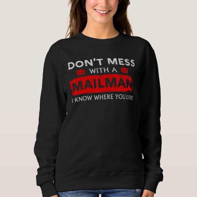  Postman Postman Postal Worker T Shirt (Framsida)