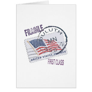 Postmark Duluth 55812 Hälsningskort