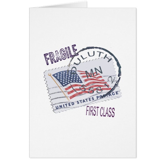 Postmark Duluth 55812 Hälsningskort (Framsidan)