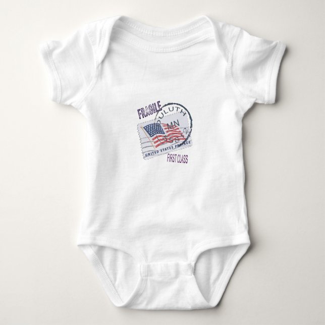 Postmarkering Duluth 55812 Tee Shirt (Framsida)