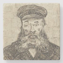 Postmästare Joseph Roulin (Sepia skiss) (av van Go Stenunderlägg